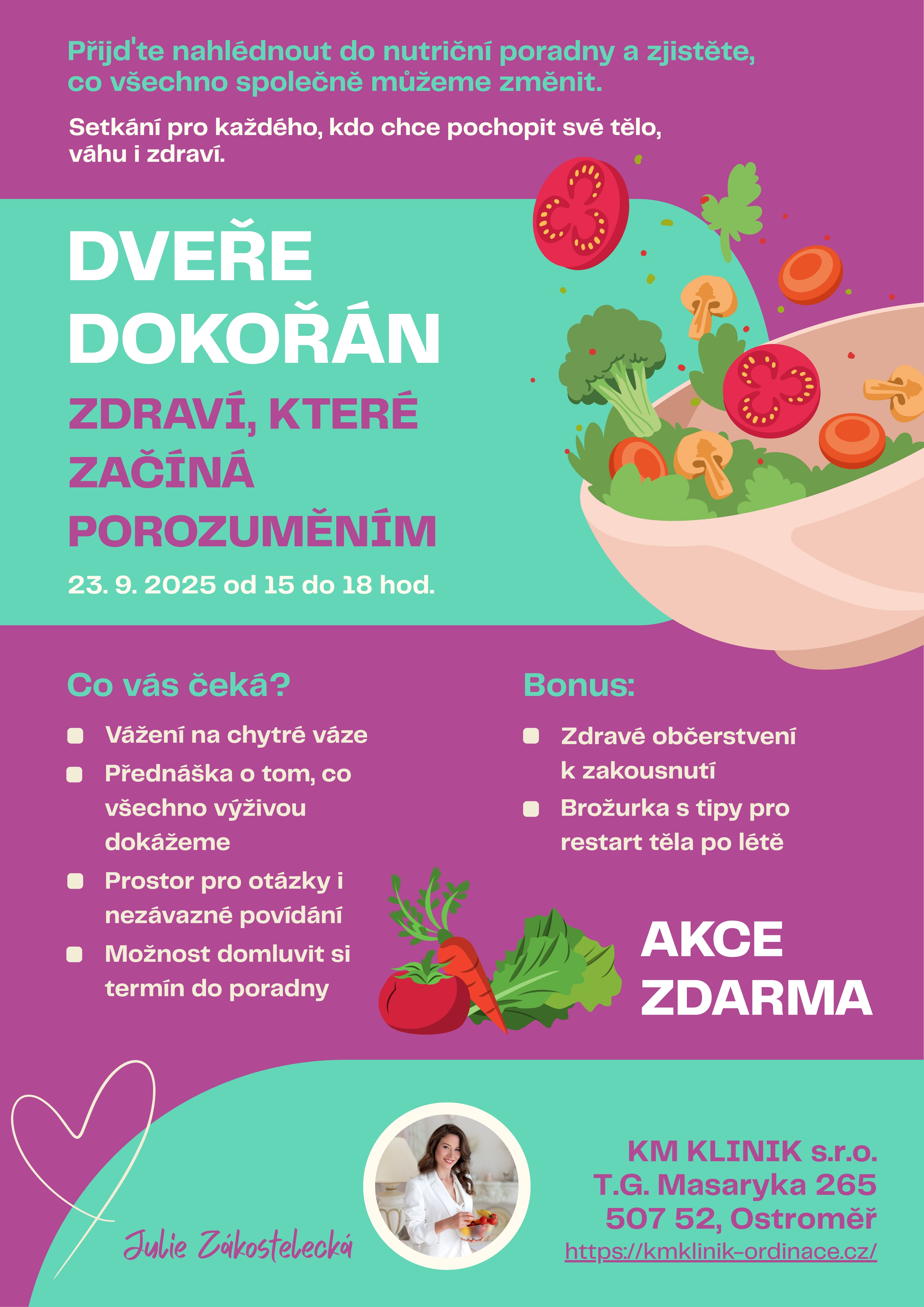 Dveře dokořán v nutriční poradně